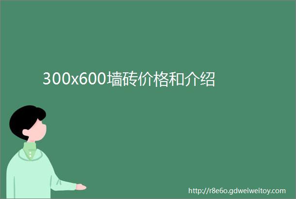 300x600墙砖价格和介绍